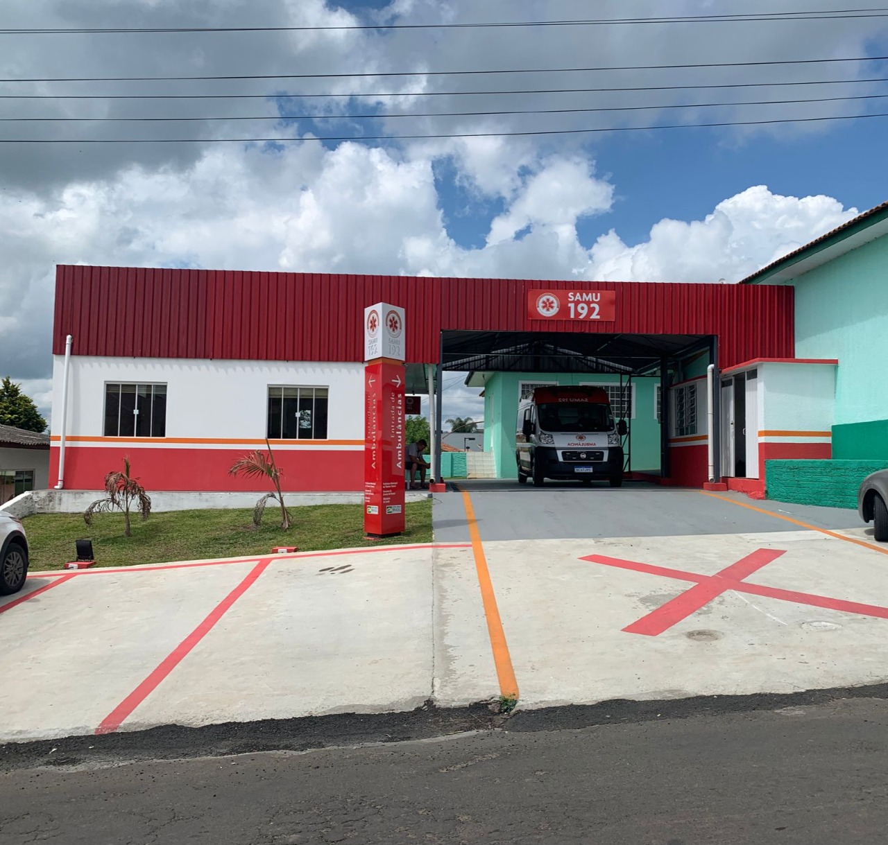 Base do SAMU, inaugurada no último dia 10 de janeiro.