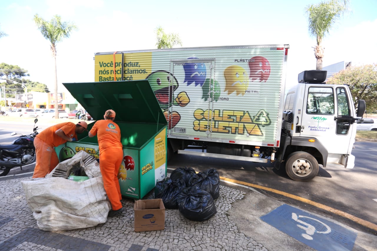 Coleta seletiva conta com sete mil novos pontos em PG