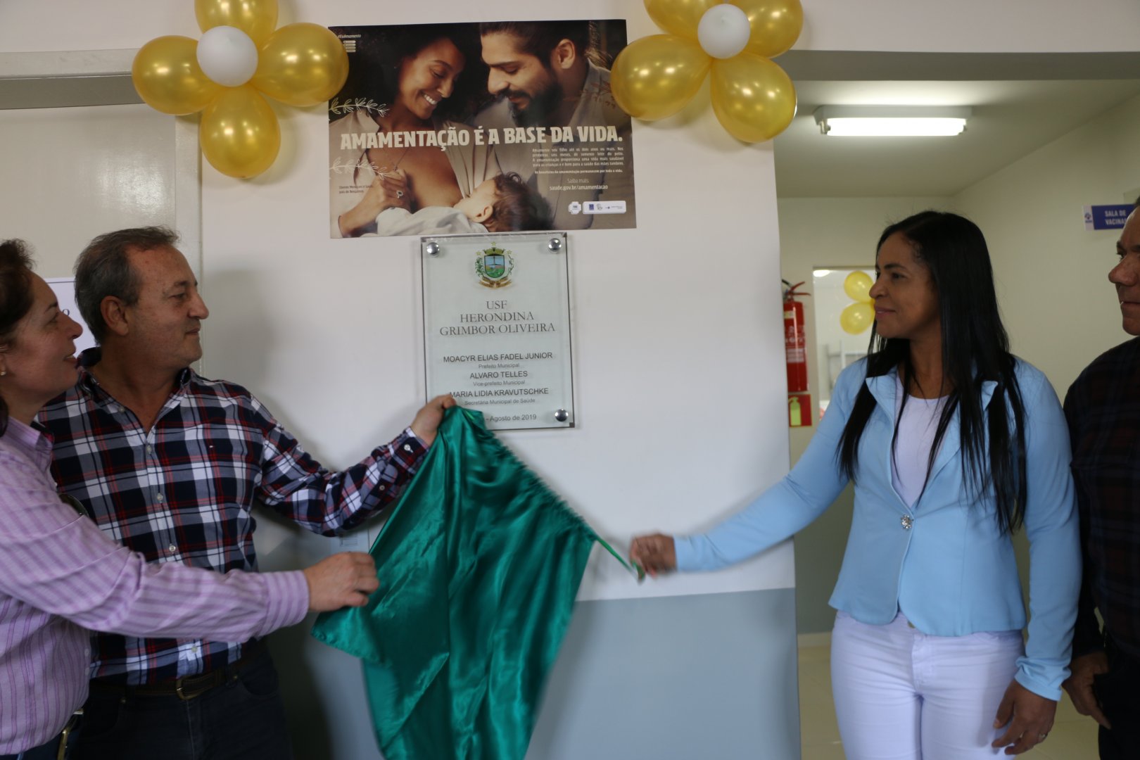 Saúde: Moacyr entrega obras de reforma da UBS do Cantagalo