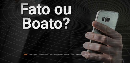 “Fato ou Boato?” alerta eleitorado sobre desinformação nas eleições
