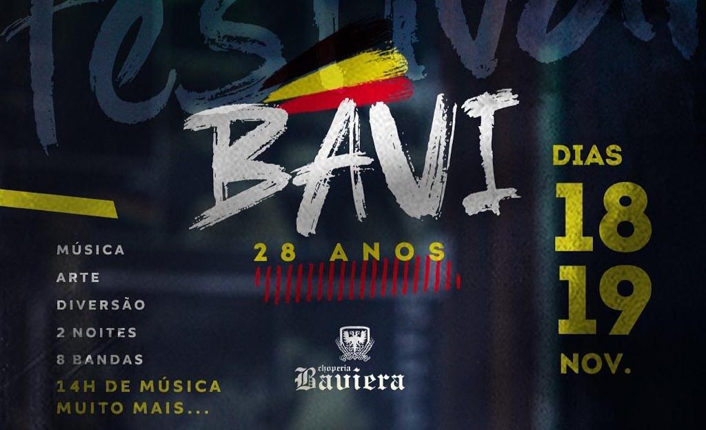 'Festival Baviera 28 Anos' apresenta 8 bandas em dois dias