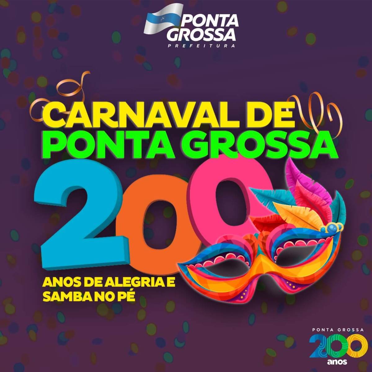 Prefeitura de PG promove 'Grito de Carnaval' nesta quarta (1º)