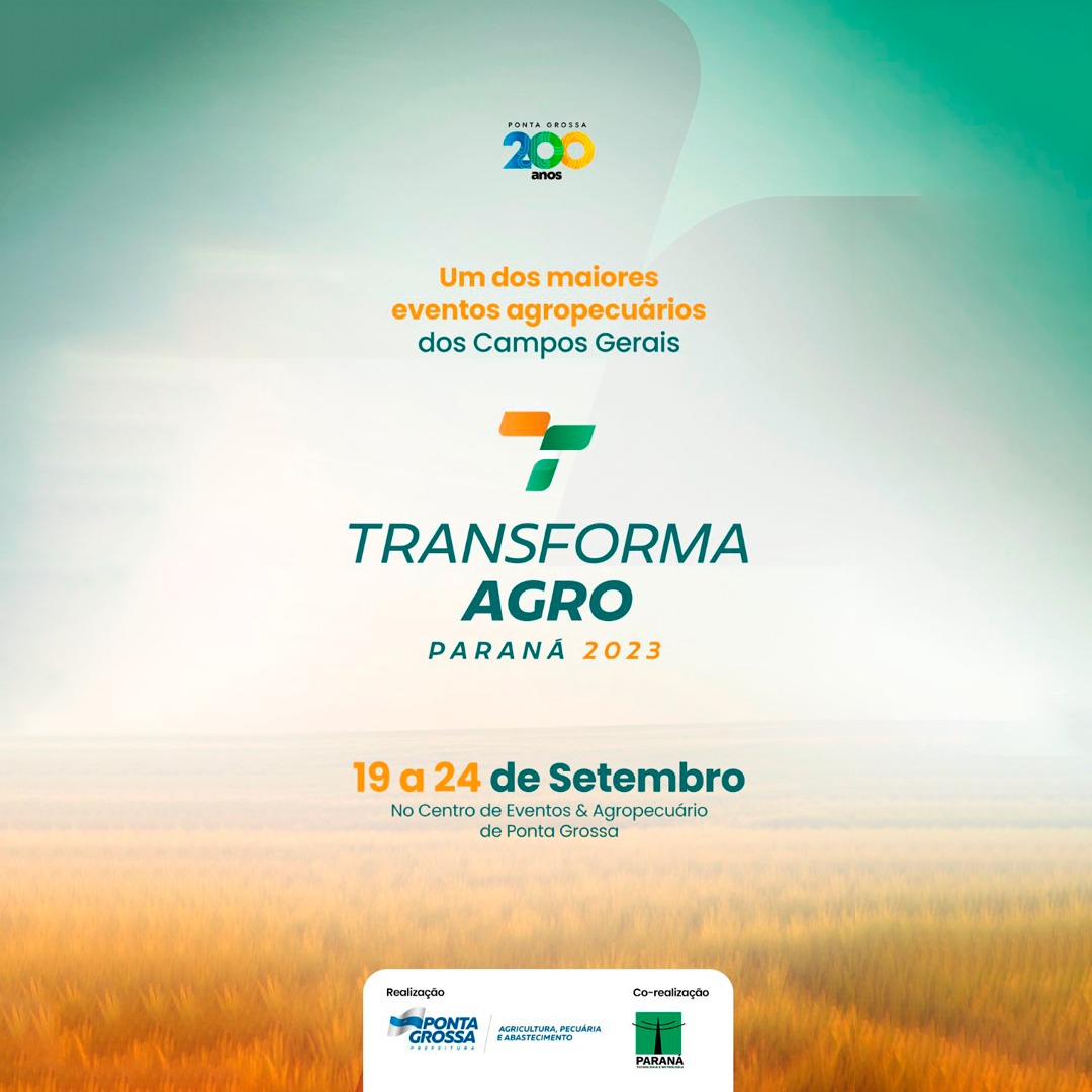 1ª Transforma Agro Paraná divulga a programação e regulamento geral do evento