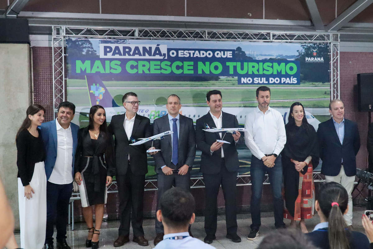 Estado e Azul ampliam campanha turística e anunciam nova rota no Paraná