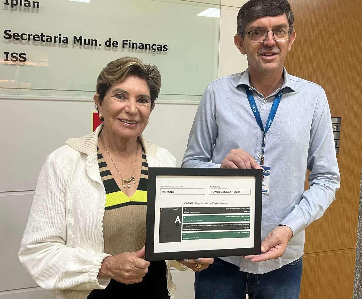 Ponta Grossa conquista pelo quarto ano consecutivo 'Nota A' em capacidade de pagamento